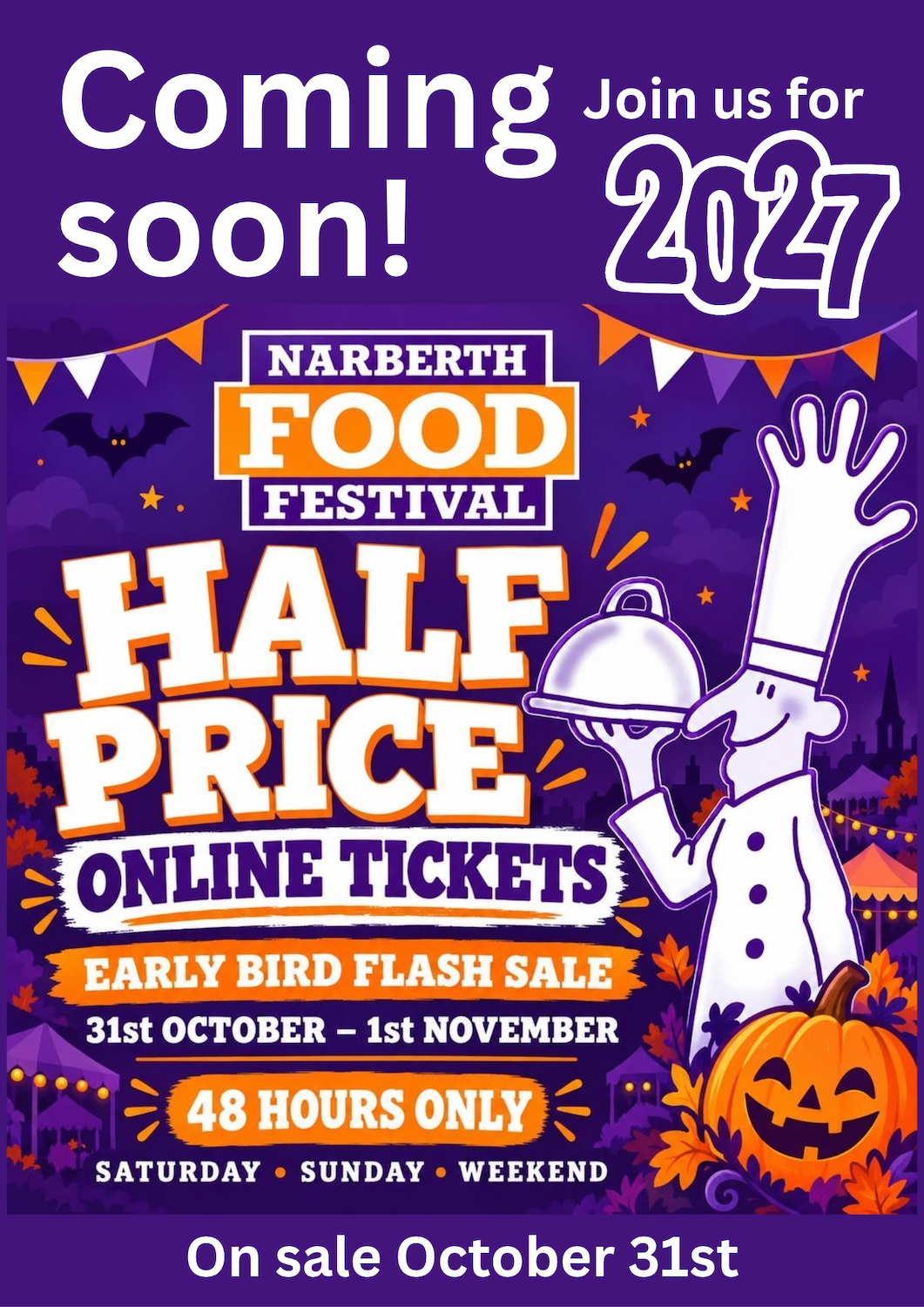 Wynne Evans heading to Narberth Food Festival